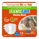 Freshlife Bel Bantlı Hasta Bezi Büyük Boy Large (L) 30’lu