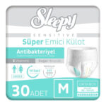 Sleepy Emici Külot Yetişkin Hasta Bezi Orta Boy (M) 30'lu